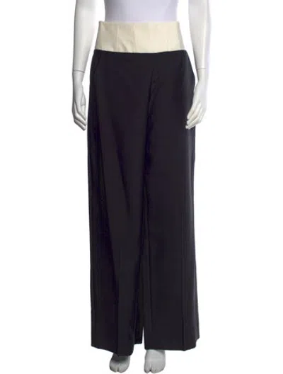 Pre-owned Heirlome Wool Wide Leg Pants W/ Tags In Black