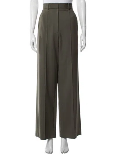 Pre-owned Heirlome Wool Wide Leg Pants W/ Tags In Green