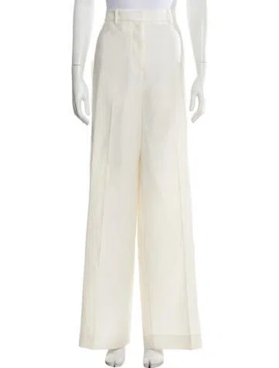 Pre-owned Heirlome Wool Wide Leg Pants W/ Tags In Neutrals