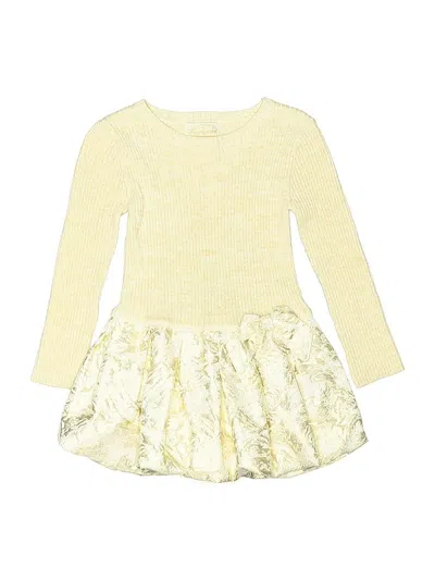 Pre-owned Heirloom By Polly Flinders Kids' Dress In Yellow