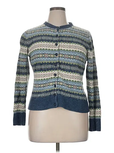 Pre-owned Heirloom Cardigan Sweater In Blue