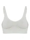 Heist Scoop-neck Bralette In Gray