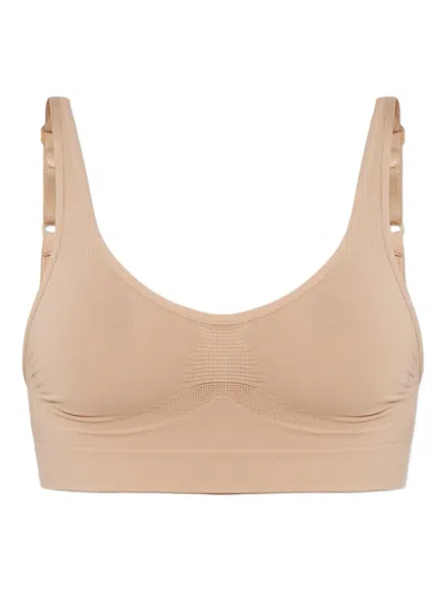 Heist Seamless Bralette In Neutral