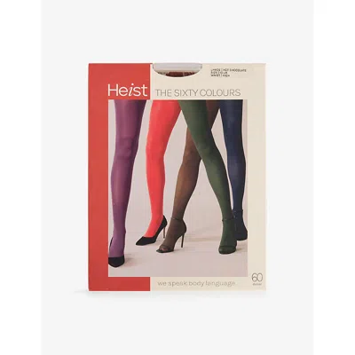 Heist Studios Womens Hot Chocolate The Sixty Colour Opaque 60 Denier Tights In Multi