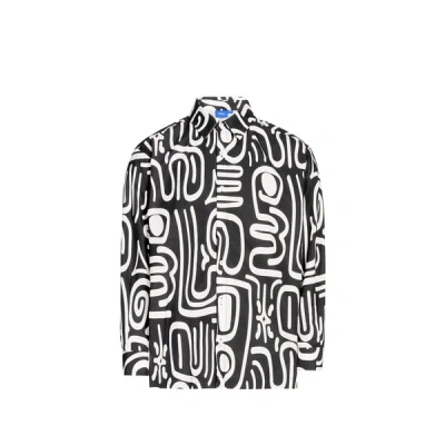 Helas Caps Chemise Ample Col Classique En Coton In Black