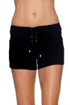 Helen Jon 4" Board Short In Black In Black