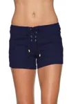 Helen Jon 4" Board Short In Navy In Blue