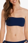 Helen Jon Bandeau Top In Navy Ivory