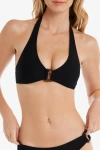 Helen Jon D/dd Tortoise Halter In Black