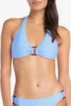 Helen Jon Shell Halter In Blue