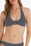 Helen Jon Shell Halter In Gray