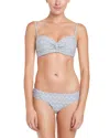 Helen Jon Erica Graphite Ruched Hipster Bottom In Grey