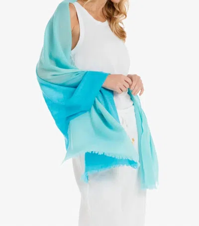 Helen Jon Essential Wrap/coverup/pareo In Blue
