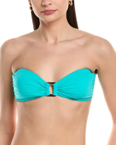 Helen Jon Hook Back Tortoise Bandeau In Blue