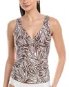 Helen Jon Luna Tankini In Brown