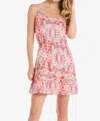 Helen Jon Maya "cover Up" Dress In Red Multi In Multi