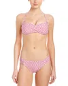 Helen Jon Moorea Tab Hipster Bottom In Pink