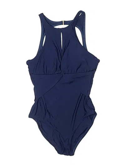 Pre-owned Helen Jon One Piece Swimsuit In Blue