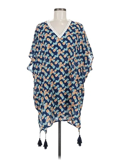 Helen Jon Poncho In Blue
