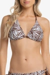 Helen Jon Reversible String Bikini Top In Paradise Palm