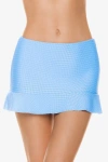 Helen Jon Ruffle Hem Skirted Bottom In Blue