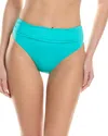 Helen Jon Shirred Bottom In Blue