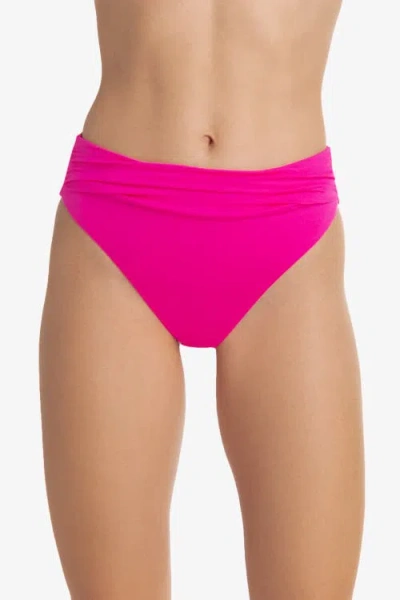 Helen Jon Shirred Bottom In Pink