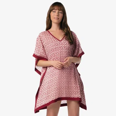 Helen Jon Short Caftan Dress In Links In Multi