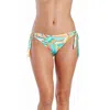 Helen Jon Soft Tie Tunnel Bikini Bottom Women's Multi Hipster Beach Kfc143 In Multi