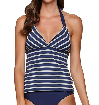 Helen Jon St. Tropez Chloe Tankini Top In Szp In Blue