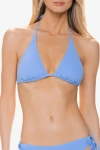 Helen Jon String Bikini Top In Blue