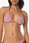 Helen Jon String Bikini Top In Pink