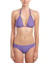 Helen Jon Tab-side Hipster Bottom In Purple