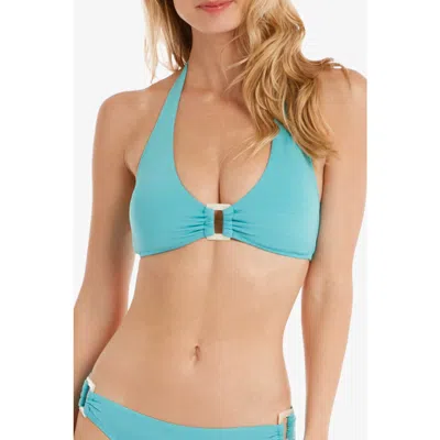 Helen Jon Tortoise Halter In Blue
