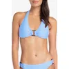 Helen Jon Shell Halter In Blue