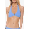 Helen Jon Shell Halter In Blue
