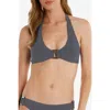 Helen Jon Shell Halter In Gray
