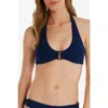 Helen Jon Tortoise Halter In Navy
