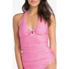 Helen Jon Tortoise Tankini In Pink