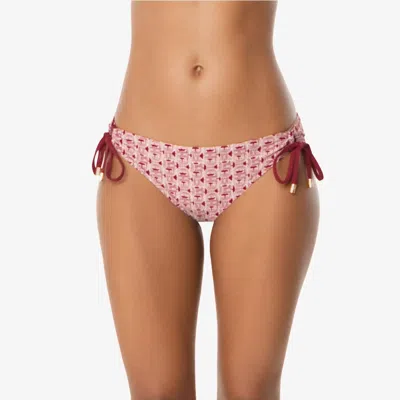Helen Jon Tunnel Side Hipster Bikini Bottom In Links In Pink