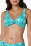 Helen Jon Twist Front Bralette In Marbella Tile