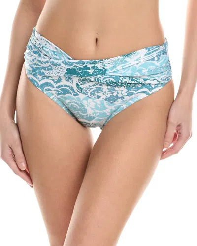 Helen Jon Twist Front Hipster Bottom In Blue