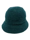 Helen Kaminski Adelia Tweed Hat In Green