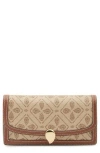 Helen Kaminski Adelie Logo Jacquard Wallet Clutch
