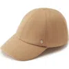 Helen Kaminski Adwa Wool Blend Baseball Hat In Brown