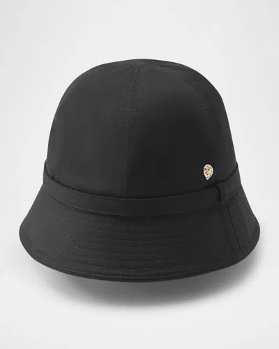 Helen Kaminski Alizee Canvas Bucket Hat In Black