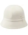 Helen Kaminski Alizee Canvas Bucket Hat In White