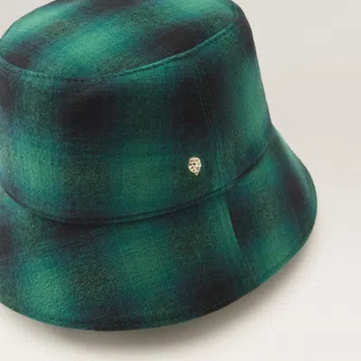 Helen Kaminski Amandine Cotton Bucket Hat In Green