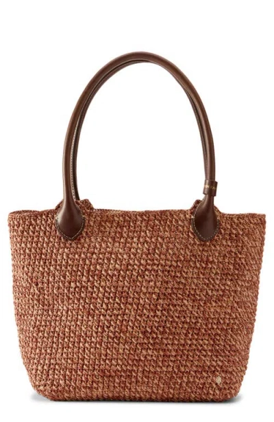 Helen Kaminski Ampara Woven Tote Bag In Brown