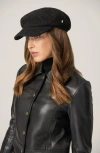 Helen Kaminski Ange Newsboy Cap In Black